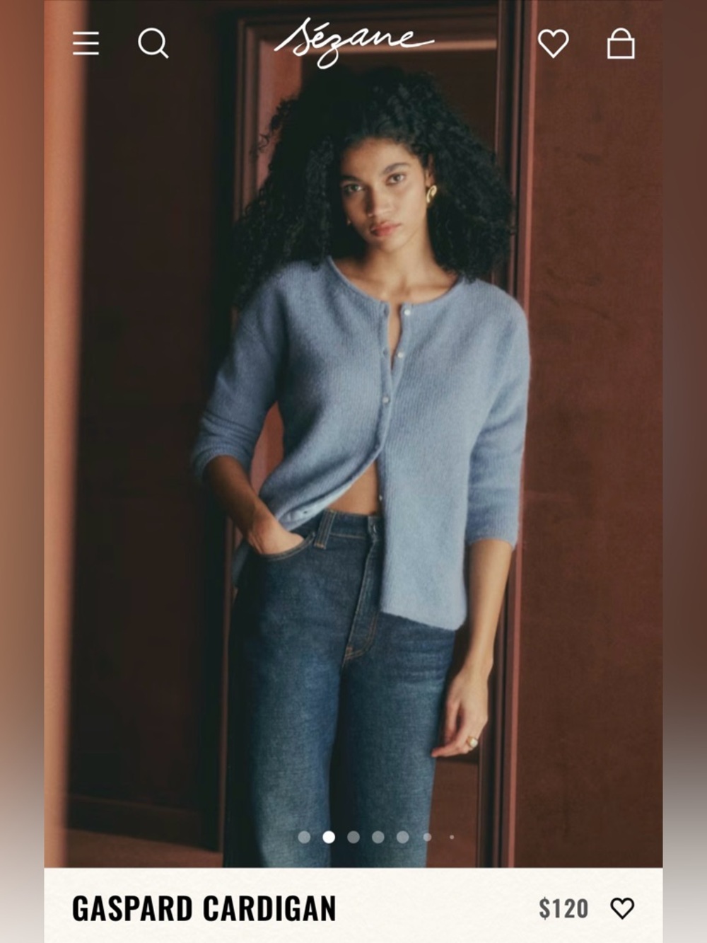 Sezane Gaspard cardigan like new size S